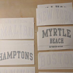 Brandy Melville Location Stickers